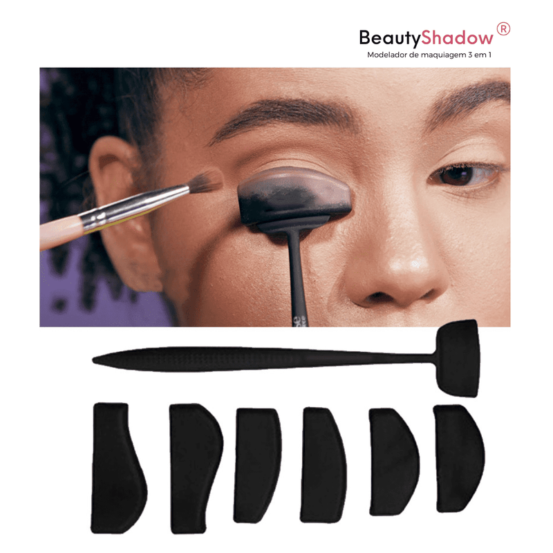 BeautyShadow® Modelador de maquiagem - Kit com 6 moldes [FRETE GRÁTIS]