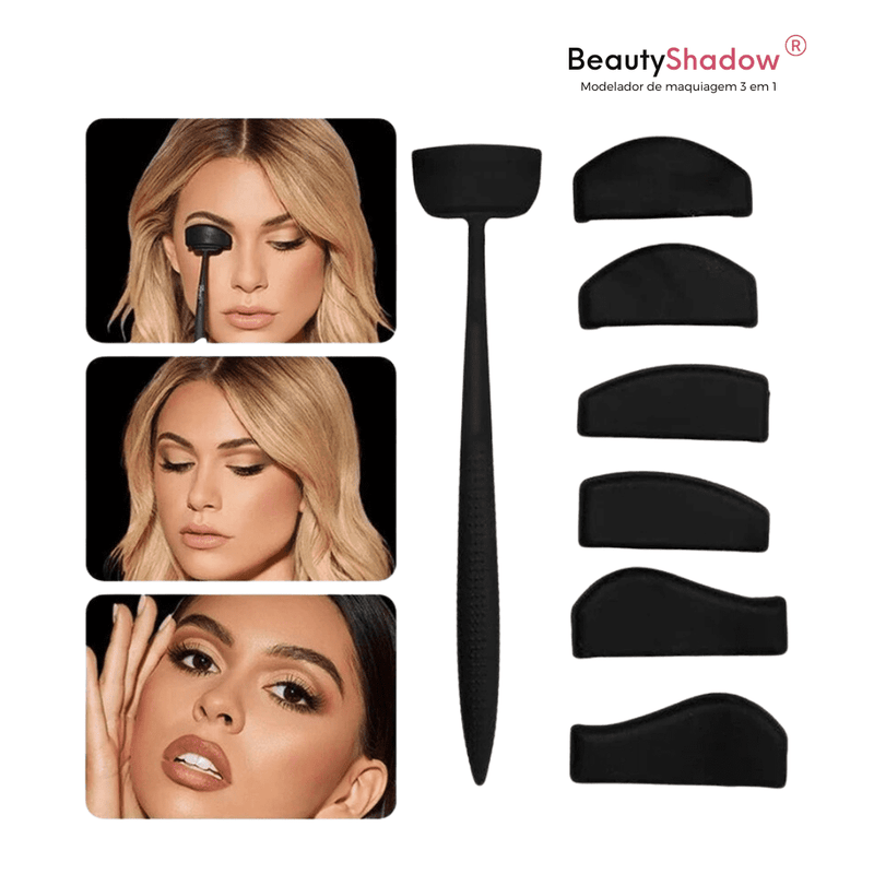 BeautyShadow® Modelador de maquiagem - Kit com 6 moldes [FRETE GRÁTIS]