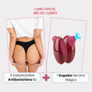 [PROMO EXCLUSIVA MÊS DO CLIENTE] 5 CottonConfort + Sugador de Clicli Recarregável