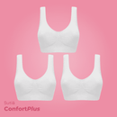 Sutiã ConfortPlus c/ bojo removível [COMPRE 1 LEVE 3 + FRETE GRÁTIS!]