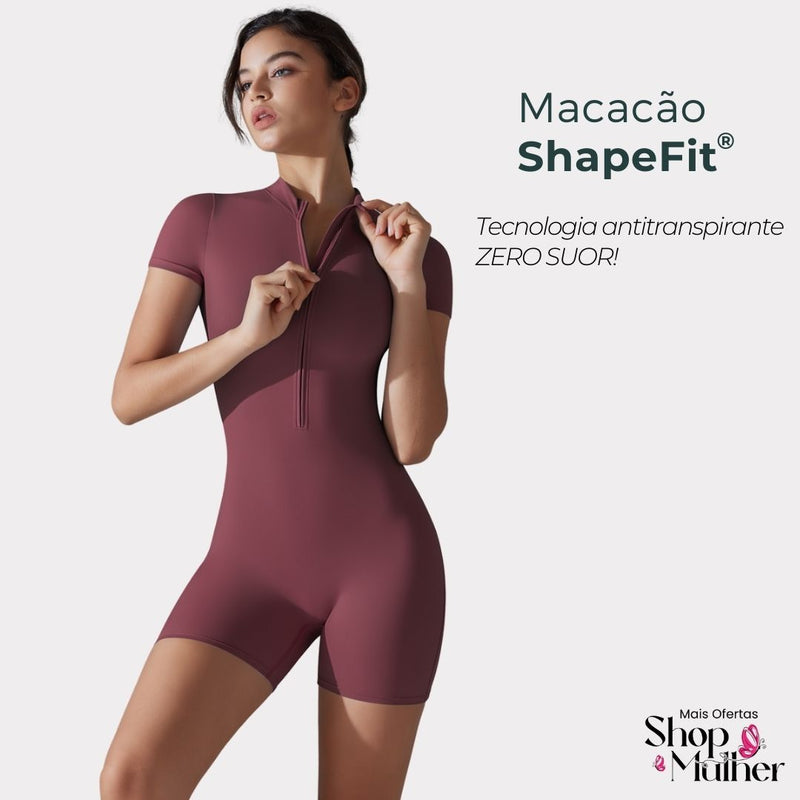 [LANÇAMENTO] Macacão Esportivo com Zíper ShapeFit