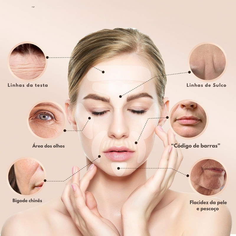 [PROMOÇÃO COMPRE 10 PEÇAS LEVE 16] - Silicone Anti Rugas BeatyAge Renova Skin ® - FRETE GRÁTIS