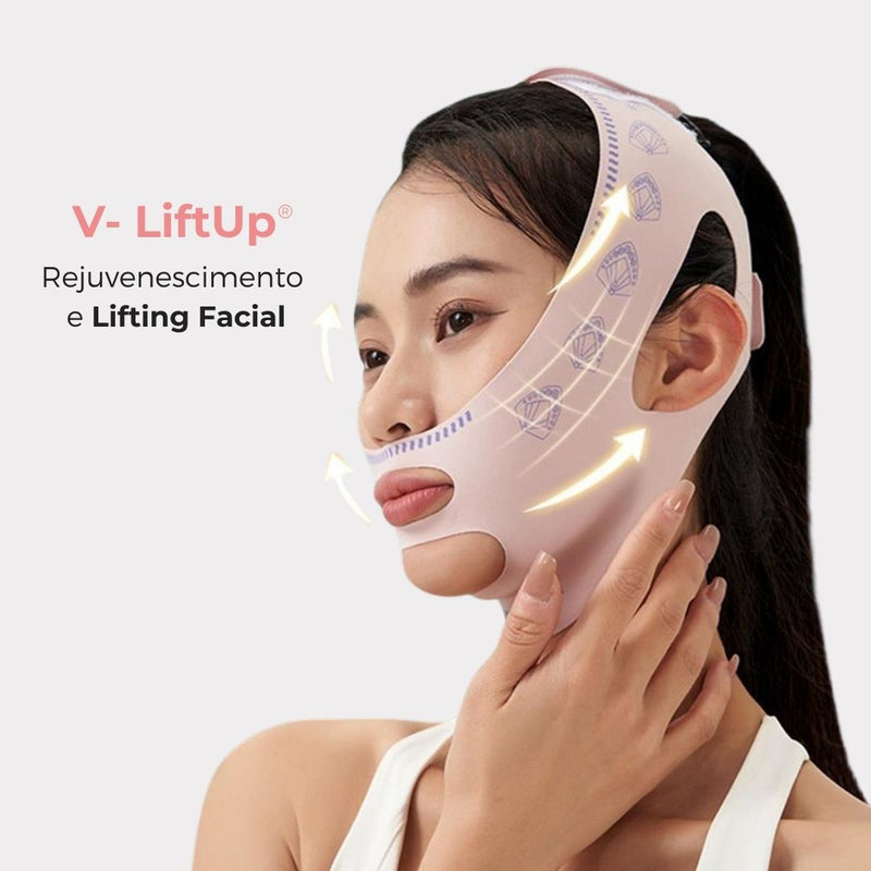 V- LiftUp - Máscara Coreana - Levanta o rosto, suaviza rugas e reduz papada [PROMO DE LANÇAMENTO]