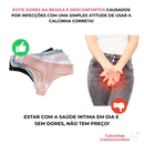 calcinha de algodão antibacteriana, respiravel e confortavel - kit com 10